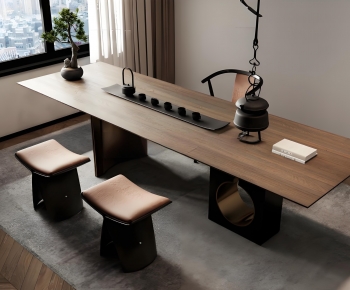 New Chinese Style Tea Tables And Chairs-ID:112952959