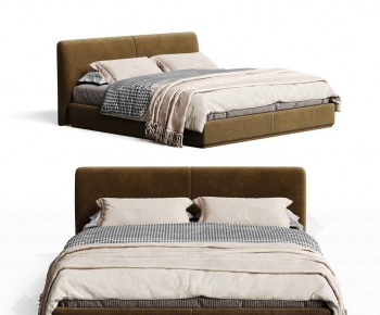 Modern Double Bed-ID:670166022