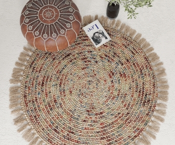 Nordic Style Circular Carpet-ID:346031903