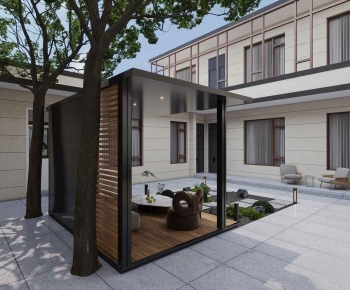 Modern Courtyard/landscape-ID:135092024