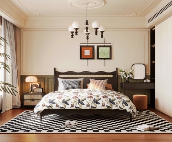 French Style Bedroom-ID:673257112