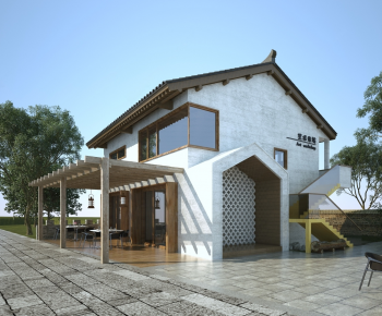 New Chinese Style Appearance Of Commercial Building-ID:289907936