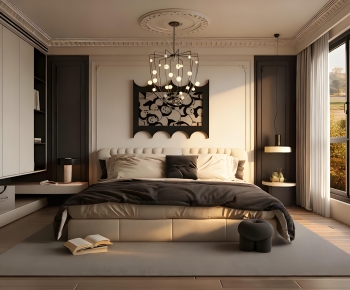 French Style Bedroom-ID:666155103