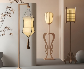 New Chinese Style Floor Lamp-ID:574785957