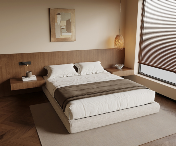 Modern Double Bed-ID:478885898