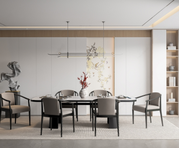 New Chinese Style Dining Room-ID:400453098