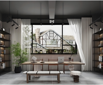 Industrial Style Tea House-ID:993860963
