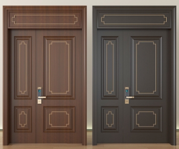 New Chinese Style Entrance Door-ID:131676919