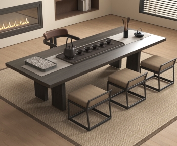 New Chinese Style Tea Tables And Chairs-ID:570172074