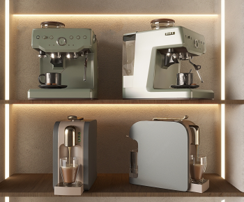 Modern Kitchen Electric Coffee Machine-ID:414537911