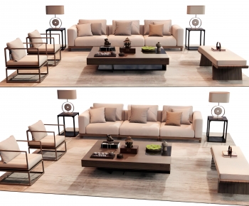 New Chinese Style Sofa Combination-ID:232579796