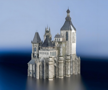 Simple European Style Religious Architecture-ID:836292986