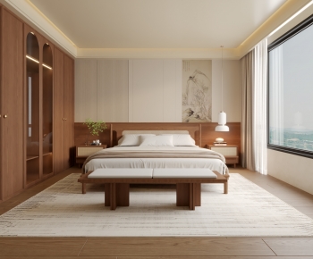 New Chinese Style Bedroom-ID:805078989