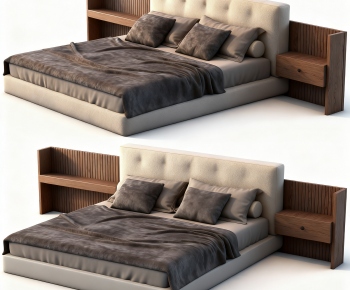 Modern Double Bed-ID:479695084