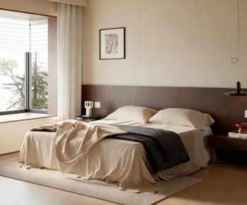 Modern Double Bed-ID:506051062