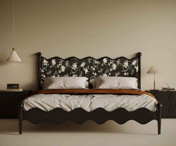 French Style Double Bed-ID:784609363
