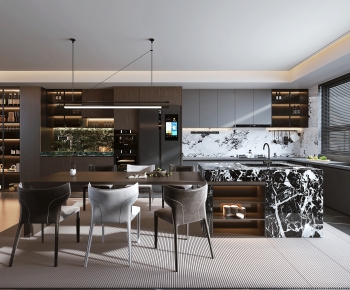 Modern Dining Room-ID:856374988