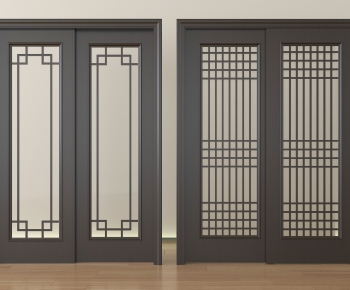New Chinese Style Sliding Door-ID:435595996