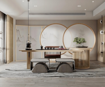 New Chinese Style Tea House-ID:850440036