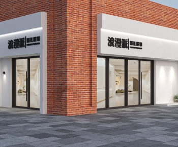 Modern Facade Element-ID:135111092