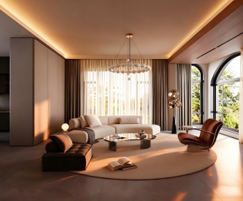 Modern A Living Room-ID:394869097