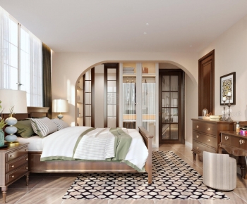 American Style Bedroom-ID:777940039