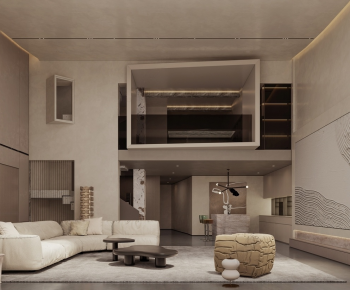 Wabi-sabi Style A Living Room-ID:110677968