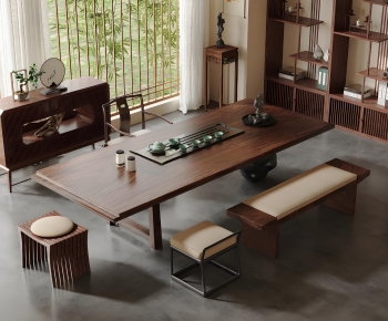 New Chinese Style Tea Tables And Chairs-ID:211251974