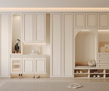 French Style Shoe Cabinet-ID:440315964