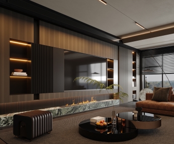 Modern A Living Room-ID:353420028