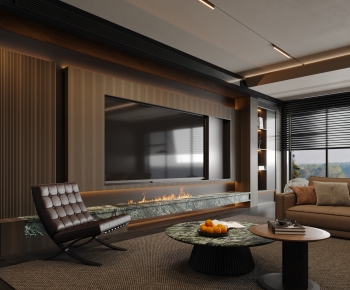 Modern A Living Room-ID:691574101