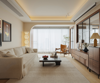 Modern A Living Room-ID:447237017