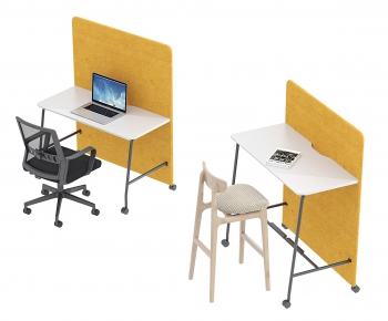 Modern Office Desk And Chair-ID:303008082
