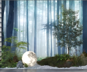 Modern Plant Landscaping-ID:728995084