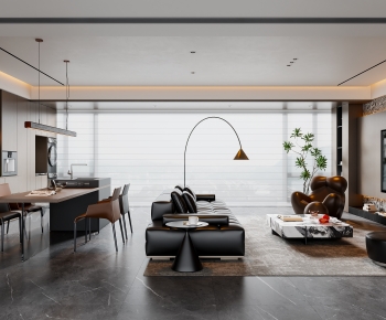 Modern A Living Room-ID:115283978