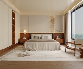 New Chinese Style Bedroom-ID:875278955