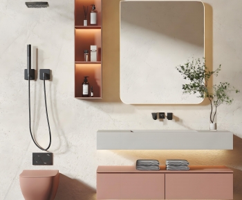 Modern Bathroom Cabinet-ID:578788046