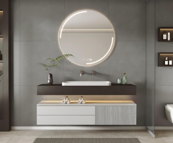 Modern Bathroom Cabinet-ID:733058933