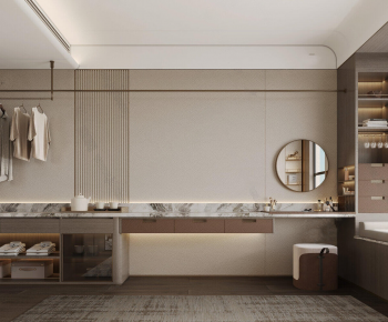 Modern Clothes Storage Area-ID:789530043