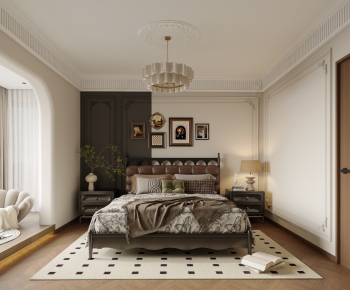 French Style Bedroom-ID:665501127