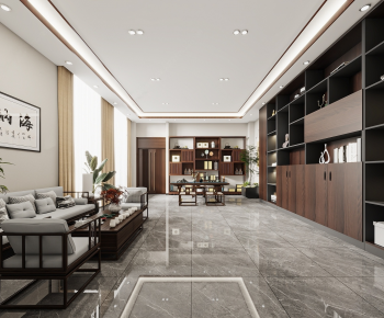 New Chinese Style Manager's Office-ID:348300935