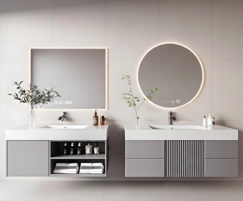Modern Bathroom Cabinet-ID:677469972