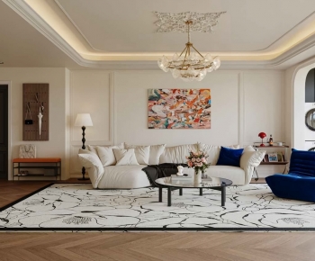 French Style A Living Room-ID:827723032