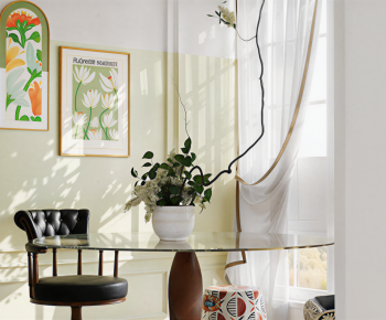 Modern Dining Table And Chairs-ID:108908899