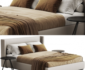 Modern Double Bed-ID:817765007