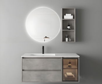 Modern Bathroom Cabinet-ID:718502046