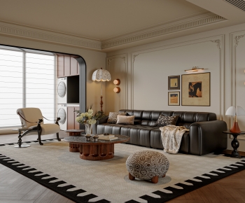 French Style A Living Room-ID:552685022