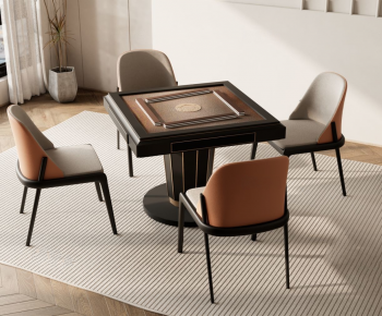Modern Mahjong Tables And Chairs-ID:317320116