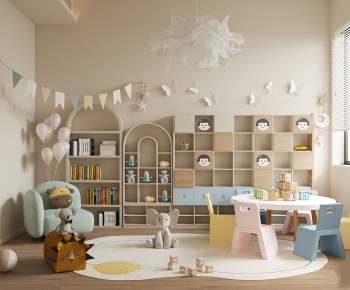 Modern Children's Room Activity Room-ID:352154973