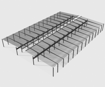 Modern Industrial Building-ID:257302056